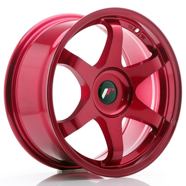 JR Wheels JR3 17x8 ET35 BLANK Platinum Red